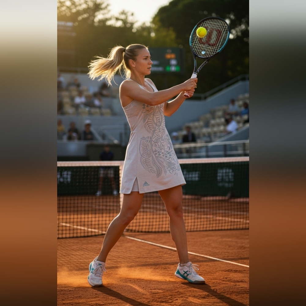 🌙 Adidas by Stella McCartney Caroline Wozniacki Tennis Dress
